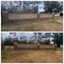 Brick Fence Cleaning 0