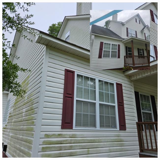 Stunning House Washing Project in Sneads Ferry, NC